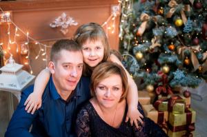 Семейное фото на холсте