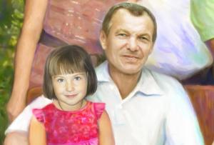 Портрет на хосте